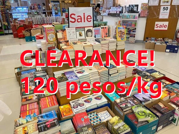 CLEARANCE! All books are 120 pesos/kg！（Randomly seleced, minimum 5kg）