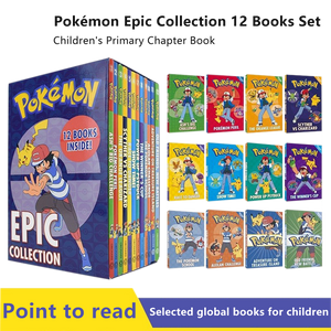 Pokemon Epic Collection Children's Adventure Primary Chapter 12 Books Set