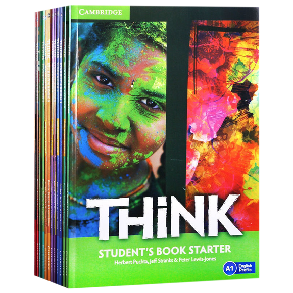Think Level 1-5 Cambridge Middle School English Textbook & Workbook Full Set 12 Volumes