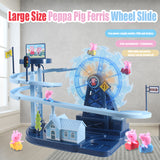 Peppa Pigs Ride the Ferris Roller Slide