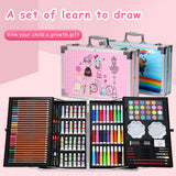 Painting art tools, children's drawing set (Pony style, free gift 4 piece set or 20 piece set random)